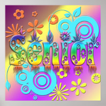 Senior - Flowers Poster