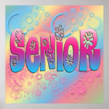 Senior - Flowers Poster