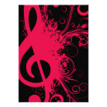 Senior Music Recital Personalized Announcement