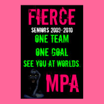 Seniors - Goal Large Poster posters