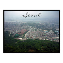 seoul city view post cards