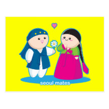 Seoul Mates Post Card