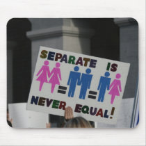 Separate is Never Equal mouse pad