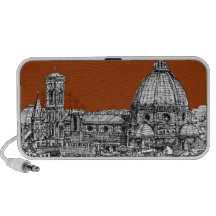 Sepia brown Florence Notebook Speaker