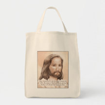 Sepia Jesus Art Bible Quote - Colossians 3:17 Tote Bag