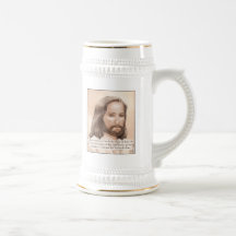 Sepia Jesus Art Bible Quote - Colossians 3:17 Mugs