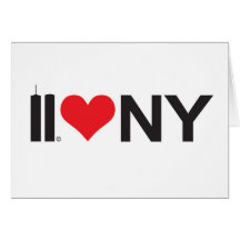 September 11 Twin Towers Love NY Greeting Cards