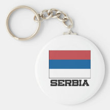 Serbia Flag Keychains