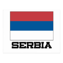 Serbia Flag Post Cards