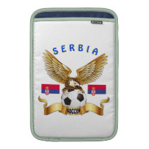 Serbia Football Designs Sleeves For MacBook Air