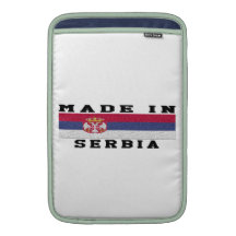 Serbia Made In Designs MacBook Sleeves