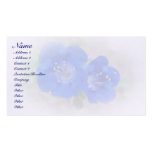 Serenade in Blue Business Card Templates