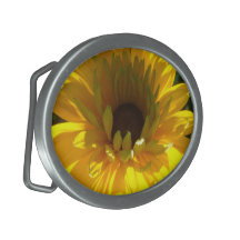 Serene Sunflower Belt Buckles
