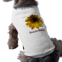 Serene Sunflower Pet T-shirt