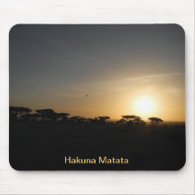 Serengeti Sunset Mousepads
