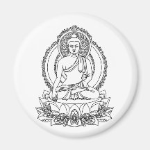 Serenity Buddha Magnet
