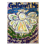 Serenity Prayer Angel Painting Art Postcards