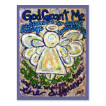 Serenity Prayer Angel Painting Art Postcards