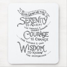 Serenity Prayer Mousepad