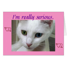 Serenity serious Valentine Card - Customised