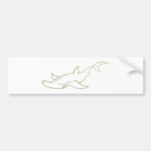 Serious Hammerhead Shark Bumper Stickers