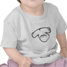 Serious Hammerhead Shark Fish in Black Tshirt