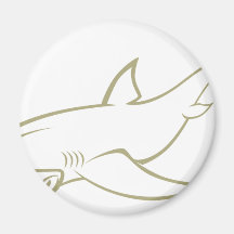 Serious Hammerhead Shark Magnets