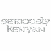 Seriously Kenyan Embroidered Hooded Sweatshirt