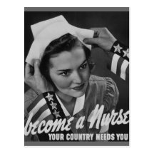 Serve Your Country Become a Nurse Post Cards