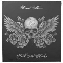 Serviette Skull D17 Cloth Napkin
