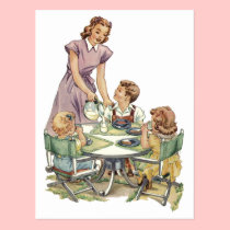 Serving Lunch postcards