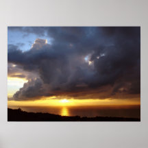 Setting Below Clouds Print