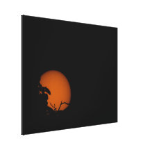 Setting Sun Gallery Wrapped Canvas