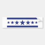 seven blue stars bumper stickers