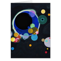 Several Circles Greeting Card