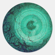 Sewer art spinning lights sticker