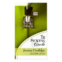 Sewing: Dressmaker, Tailor, Designer, Seamstress Business Card Templates