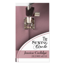 Sewing: Dressmaker, Tailor, Designer, Seamstress Business Card Template
