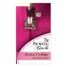 Sewing: Dressmaker, Tailor, Designer, Seamstress Business Card Templates