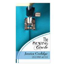 Sewing: Dressmaker, Tailor, Designer, Seamstress Business Cards