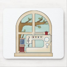 sewing machine mouse pad