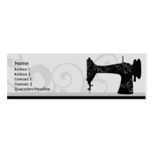 Sewing Machine - Skinny Business Card