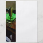 Sewing Machine With Green Cloth Flyer Design