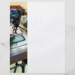 Sewing Machine With Sissors Custom Flyer