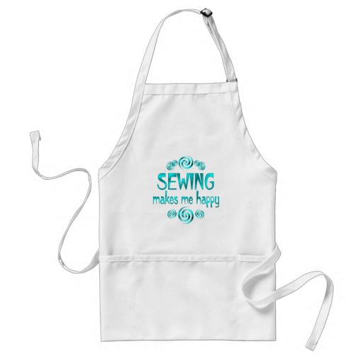 Sewing Makes Me Happy Apron