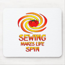 Sewing Spins Mousepad