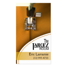 Sewing: Tailor, Dressmaker, Designer, Seamstress Business Card Templates