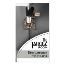 Sewing: Tailor, Dressmaker, Designer, Seamstress Business Card