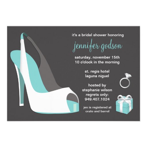 Sexy Shoe Bridal Shower Invitation