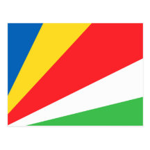 Seychelles Flag Post Card